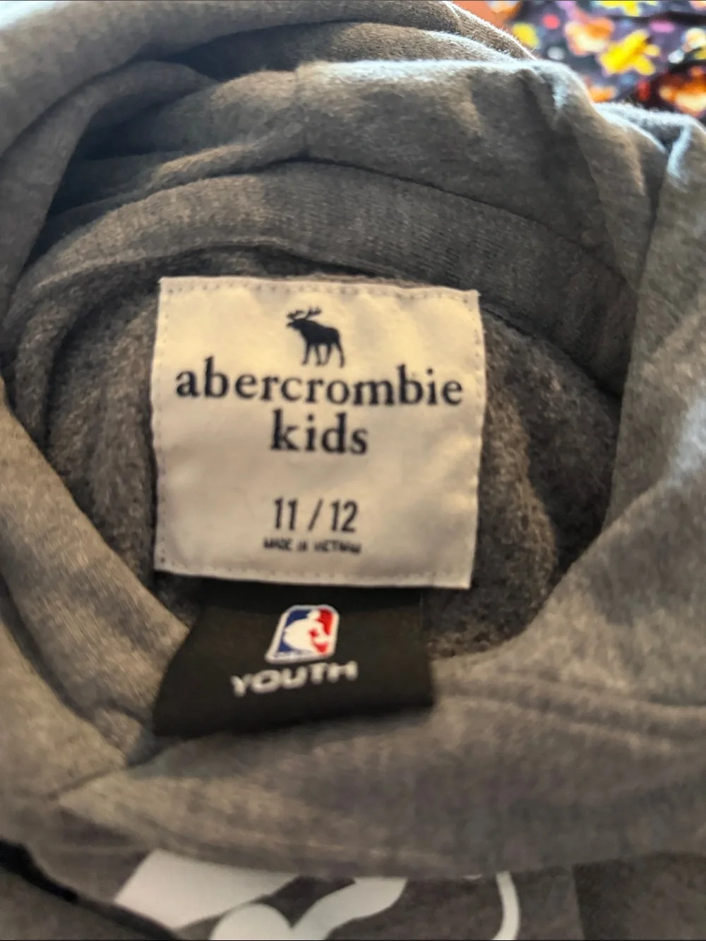 abercrombie kids light gray